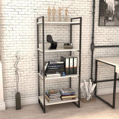 Kit 2 Estantes Estilo Industrial 60cm Snow Mpozenato