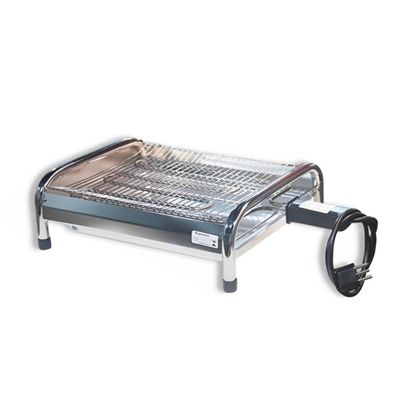 Churrasqueira Elétrica Grill Super Potente e Prática Resistência 1600w Sem Fumaça 220v- Metalrio