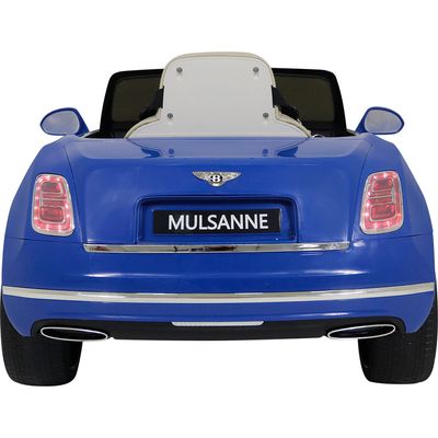 Carrinho Elétrico Bentley Mulsanne 12V Azul Bel Único / 12V