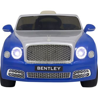 Carrinho Elétrico Bentley Mulsanne 12V Azul Bel Único / 12V