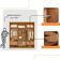 Guarda Roupa Casal Encanto 100% Mdf 6 Portas E 4 Gavetas Ruf Naturalle/off White