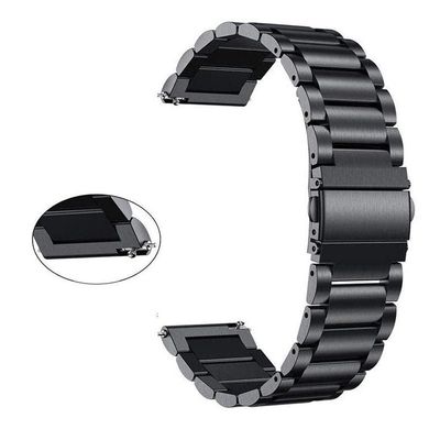 Pulseira Para Smartwatch 3 Elos 20mm Relogio Smartband Inox