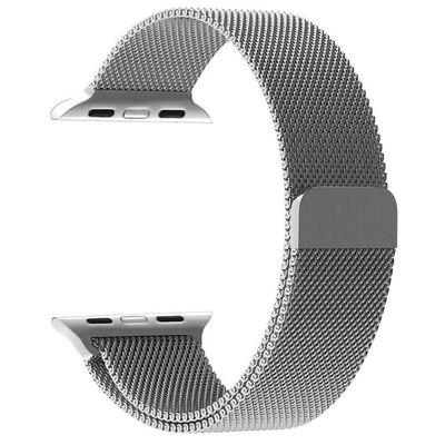 Pulseira Para Watch 8, 9 E 10 38Mm 40Mm Prata