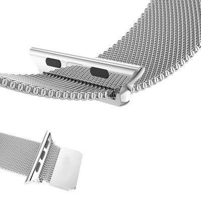 Pulseira Para Watch 8, 9 E 10 38Mm 40Mm Prata