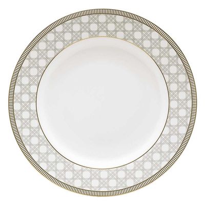 Jogo de Jantar e Chá Oxford Flamingo Palhinha Brasileira 30 Peças Porcelana