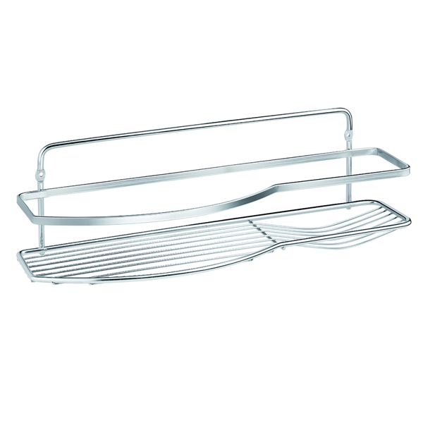 Porta Shampoo Sabonete Laminado Prateleira de Parede Suporte Cromado Organização Banheiro Porta Shampoo Sabonete Laminado Prateleira de Parede Suporte Cromado Organização Banheiro