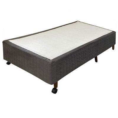 Base para Cama Box Solteiro New Tecnopedic 88x188 Castor Cinza