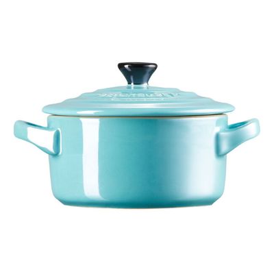 MINI COCOTTE LE CREUSET 250ML 10CM BK/AZUL CARIBE 81901101700103