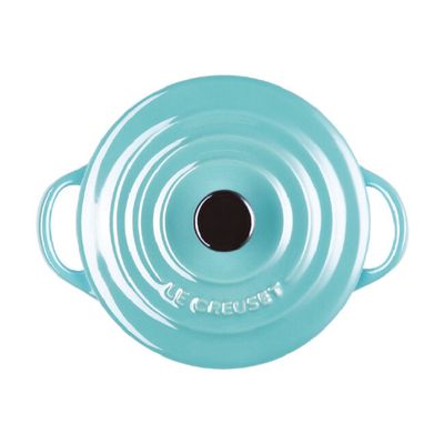 MINI COCOTTE LE CREUSET 250ML 10CM BK/AZUL CARIBE 81901101700103