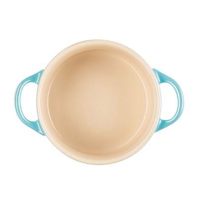 MINI COCOTTE LE CREUSET 250ML 10CM BK/AZUL CARIBE 81901101700103
