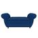 Recamier com Baú Grécia 195cm Suede Azul Marinho