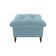 Poltrona De Amamentação Com Puff Luxo Confortável Montreal Matrix Boucle Azul