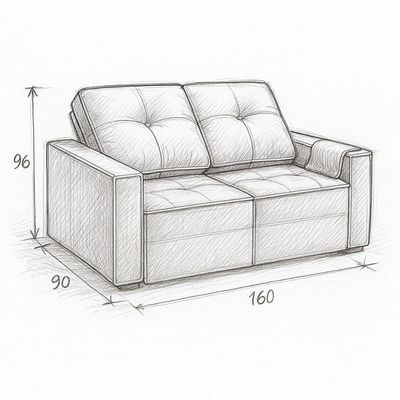 Sofá Retrátil Reclinável 2 Lugares Para Recepção Suede Oslo Marrom
