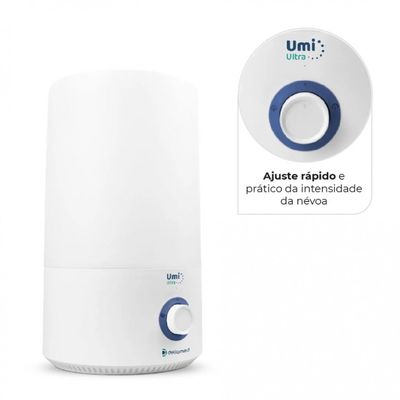 Umidificador de Ar Ultrassônico 4,3 Litros Umi Ultra Dellamed Branco / Bivolt