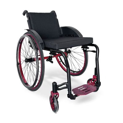 Cadeira de Rodas  Monobloco em Alumínio M2 Max Moving Tam 42 Dellamed 42 / Preto