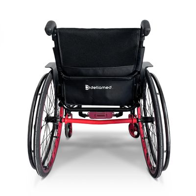 Cadeira de Rodas  Monobloco em Alumínio M2 Max Moving Tam 42 Dellamed 42 / Preto