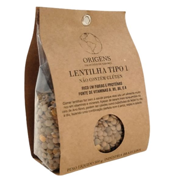 Lentilha Verde Sem Glúten Origens 250g Lentilha Verde Sem Glúten Origens 250g
