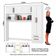 Guarda Roupa Casal Modulado 5 Portas Hercules 4 Portas 4 Gavetas com Espelho Branco