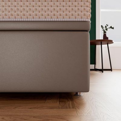 Base Baú Bege Super King (193x203x39) - Ortobom