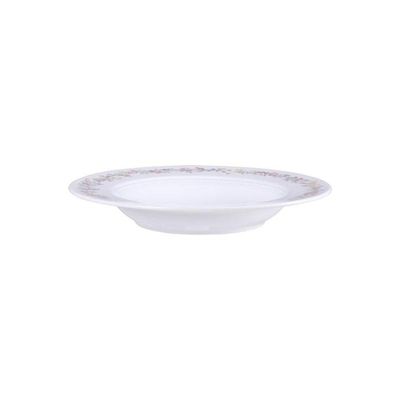 Prato Fundo Tramontina Dalina 23cm Em Porcelana Decorada