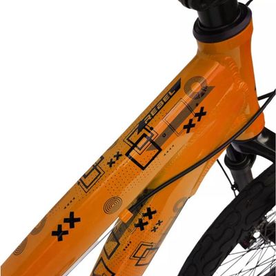 Bicicleta Aro 26 Freeride Gta Rebel Laranja Single Freio Hidráulico