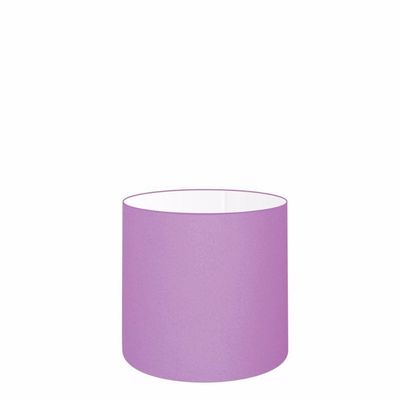 Cúpula Abajur E Luminária Cilíndrica Vivare Cp-7005 ø18x18cm - Bocal Nacional Lilás