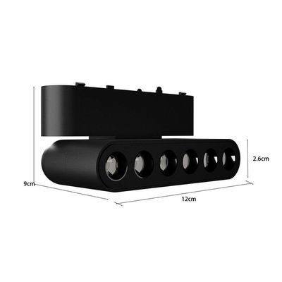 Módulo Led Projetor Para Trilho Magnético Nordecor Magnetic Track Kay 6561 6w 48v 3000K Luz Amarela