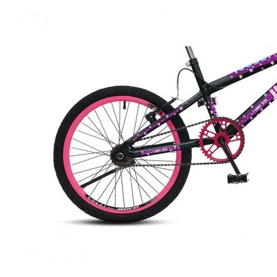 Bicicleta Jully Aro 20 Aero 36 Raias, Freios V-brake Dianteiro E Traseiro, Suporte De Guidão Down Hill E Cestinha
