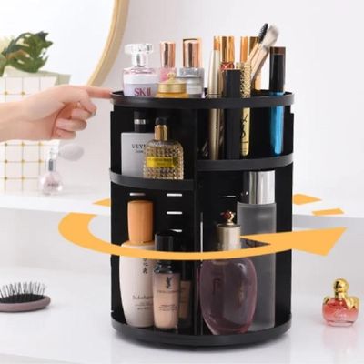Suporte Organizador Maquiagem Giratorio Estante Cosmeticos Creme Perfume Skin Care Penteadeira 3