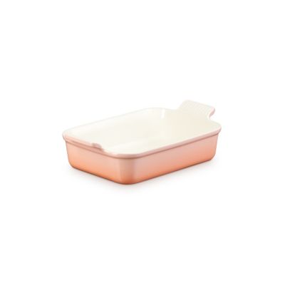 TRAVESSA LE CREUSET RETANGULAR HERITAGE 26CM PESSEGO PECHE 71102264230001