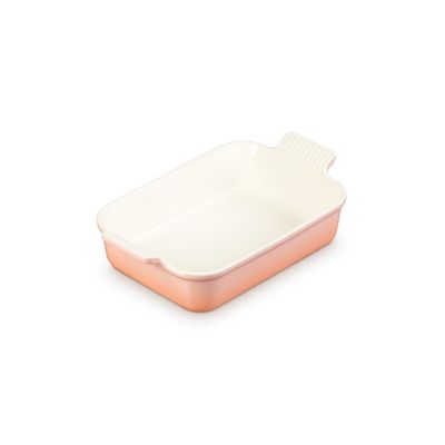 TRAVESSA LE CREUSET RETANGULAR HERITAGE 26CM PESSEGO PECHE 71102264230001