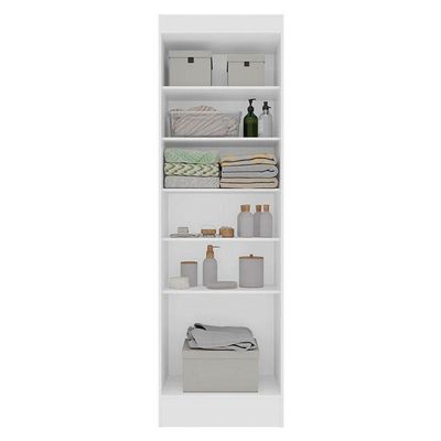 Armário Multiuso Aura Branco Fosco - Kits Paraná