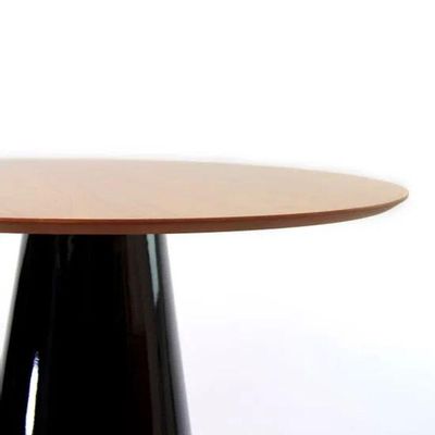 Mesa De Jantar Cone 80 Cm Freijó Preto