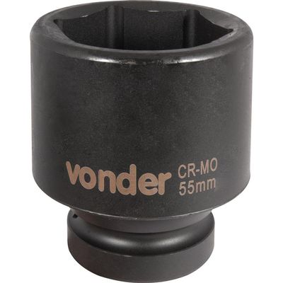 Soquete Sextavado De Impacto Enc 1 55mm Aço Cromo Vonder