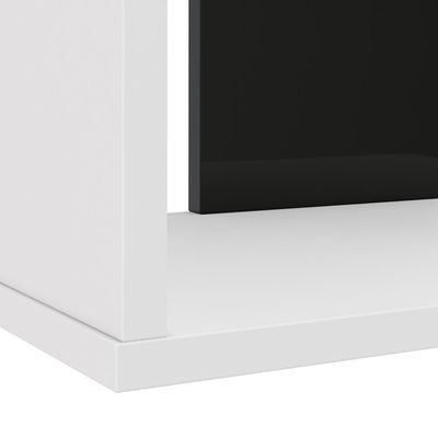 Estante Vision 4 Nichos Aérea Politorno Branco/liso Branco/liso