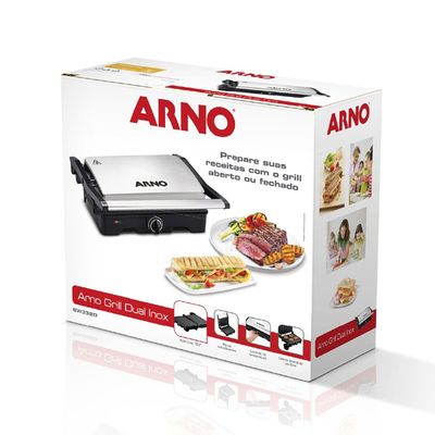 GRILL ARNO DUAL GNOX INOX 127V Inox / 127V