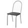 Kit 2 Cadeiras Cromada Sala Jantar 2C077CR Corino Kappesberg Preto