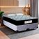 Cama Box Queen Bipartido Suede + Colchão Molas Ensacadas Sereneprime Sonnolux 158x198x65 Cinza