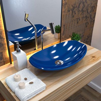 Cuba Pia De Apoio Canoa Luxo Azul Escuro