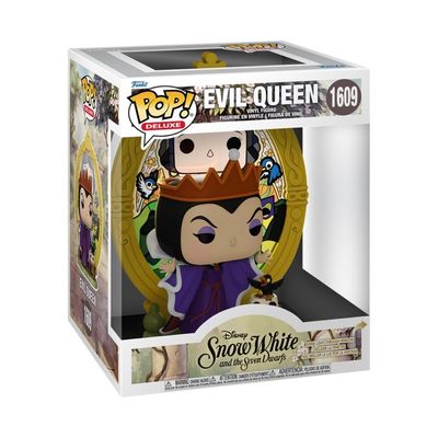 Boneco Funko Pop! Deluxe Disney Vilões Rainha Má com Vitral