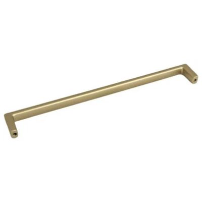 Kit 4 Puxadores Dourado Fosco 19cm Alça Reta Torralba Para Móveis Oeiras Balcões Armários