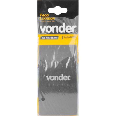 Taco Lixador 125 X 65Mm Vonder