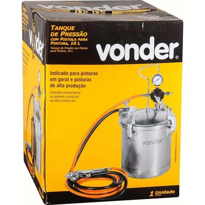 Tanque 10l C/pistola P/pintura Vonder