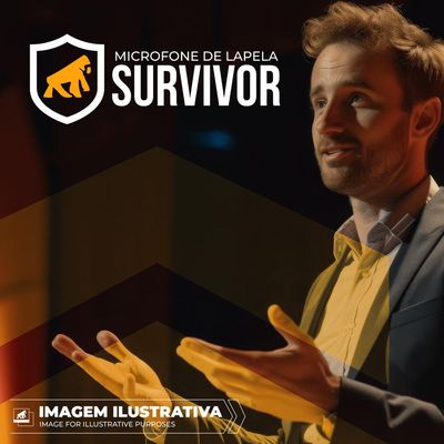 Microfone de Lapela Survivor Tipo C / Lightning - Gshield