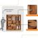 Guarda Roupa Casal Heros 6 Portas E 2 Gavetas Moderna Naturalle/off White
