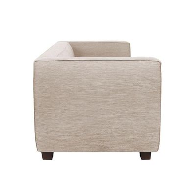 Sofá Namoradeira Amsterdam 1,40m Suede Bege - Inova Decorações