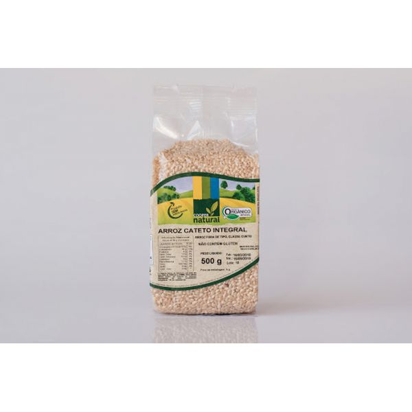 Arroz Cateto Integral Orgânico Coopernatural 500g Arroz Cateto Integral Orgânico Coopernatural 500g