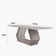 Mesa De Jantar Alvorada 180cm Com 6 Cadeiras Liz Moderna Veludo Marrom/off White/imbuia