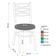 Kit 2 Cadeiras Cromadas Cc34 A101 Treparoni Marrom
