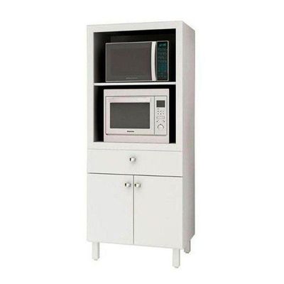 Balcão com 02 Portas Branco Tecno Mobili